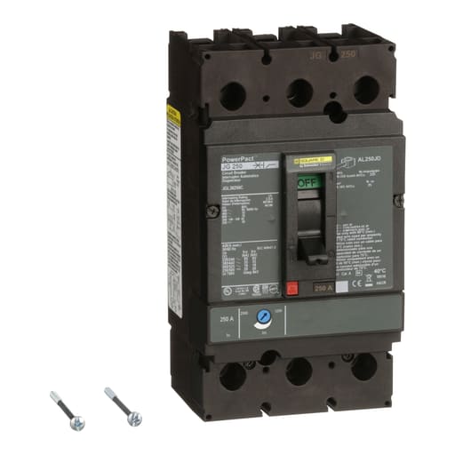 Square-D / Schneider - Square D JGL36250C 600 Volt 250 Amp Molded Case Circuit Breaker