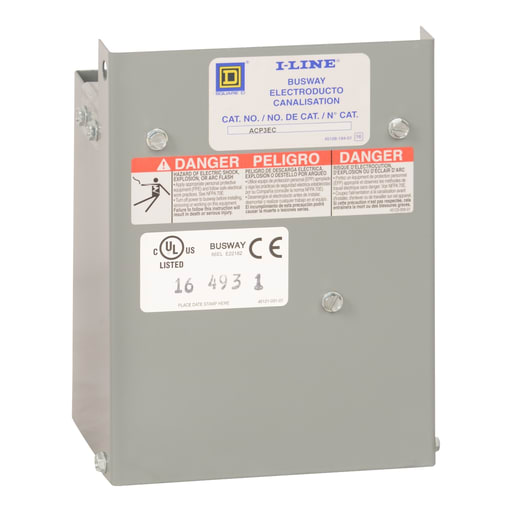 Square-D / Schneider - Square D ACP2EC 225 Amp Copper/Aluminum Busway End Closure