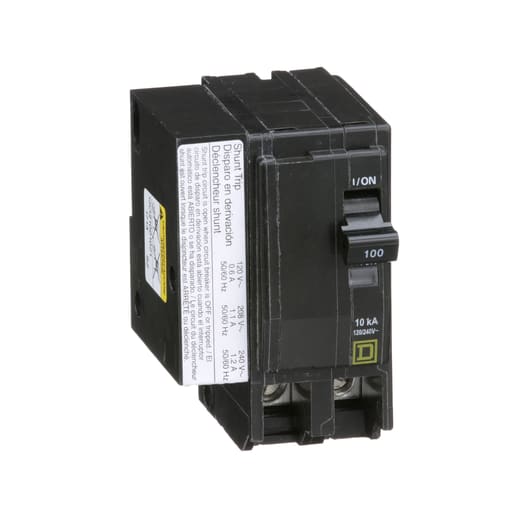 Square-D / Schneider - Square D QO21001021 120/240 Volt 100 Amp Plug-On Miniature Circuit Breaker