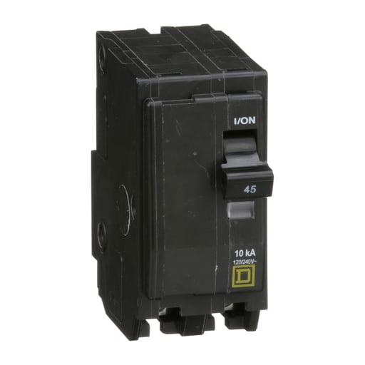 Square-D / Schneider - Square D QO245 Miniautre Circuit Breaker 45A 120/240V 2P 1Ph , Plug-On