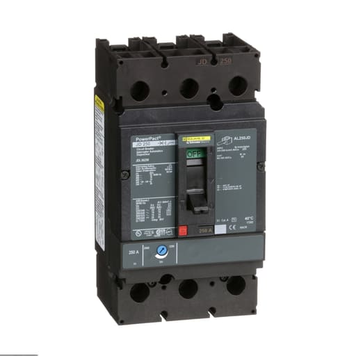 Square-D / Schneider - Square D JDL36250 600 Volt 250 Amp Molded Case Circuit Breaker