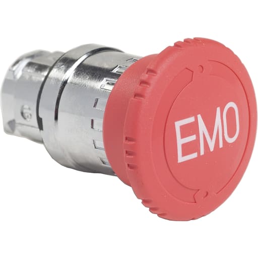 Square-D / Schneider - Square D ZB4BS84430 22 mm Red Mushroom Head Turn-to-Release Push Button Operator