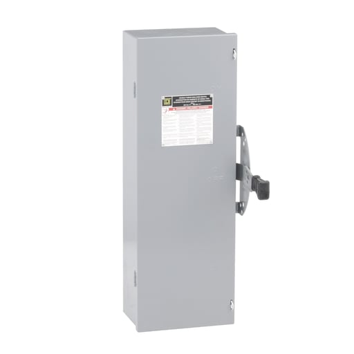 Square-D / Schneider - Square D DTU363 Safety Switch Not Fusible NEMA-1 600V 100A 3P , Double Throw