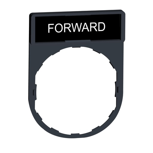 Square-D / Schneider - Square D ZBY2305 30 x 40 mm Forward Marked Standard Legend Holder