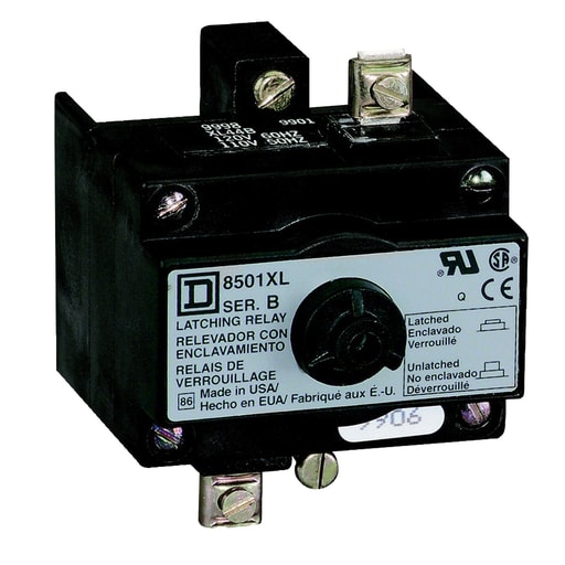 Square-D / Schneider - Square D 8501XLV02 120/110 VAC Relay Mechanical Latch Attachment