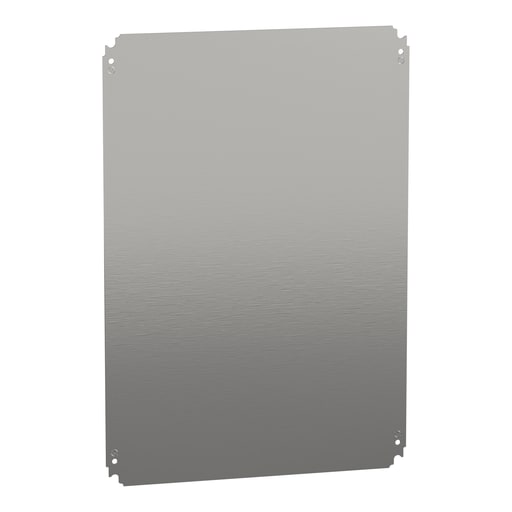 Square-D / Schneider - Square D NSYMM75 17.7 Inch x 25.6 Inch Plain Galvanized Steel Mounting Plate