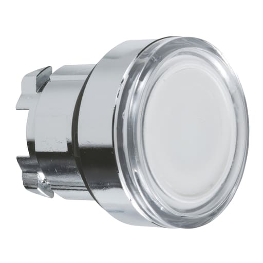 Square-D / Schneider - Square D ZB4BW31 22 mm White Round Flush Momentary Illuminated Push Button Operator