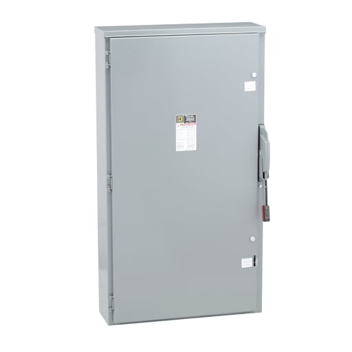 Square-D / Schneider - Square D H325NR 240 VAC 400 Amp 3-Pole Class H/J/K/L/R Fusible Heavy Duty Safety Switch