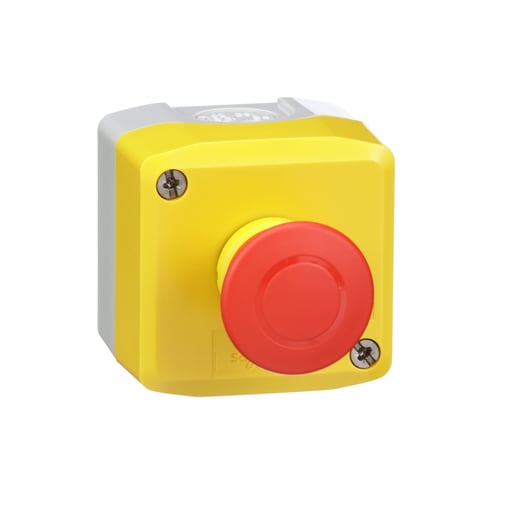 Square-D / Schneider - Square D XALK198H7 120 Volt 6 Amp SPST Red Mushroom Emergency Stop Switch