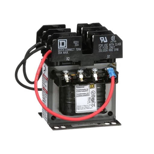 Square-D / Schneider - Square D 9070TF50D20 50 VA 208/230/460 VAC Primary 115 VAC Secondary 1-Phase Control Transformer