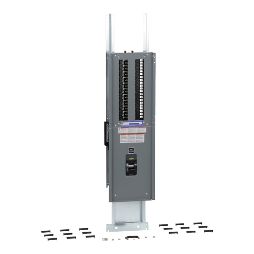 Square-D / Schneider - Square D QONQ42MS300 120/240 VAC 300 Amp 1-Phase 3-Wire Fixed Main Breaker Load Center Interior