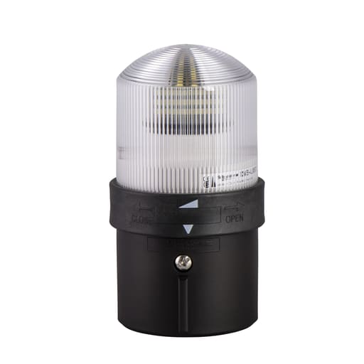 Square-D / Schneider - Square D XVBL37 70 mm 250 VAC/VDC 30 mA 10 W Clear Polycarbonate Steady LED Illuminated Beacon