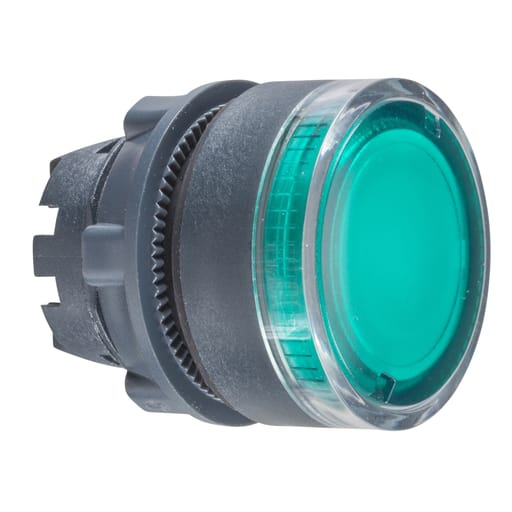 Square-D / Schneider - Square D ZB5AW33 22 mm Green Flush Momentary Illuminated Push Button Operator