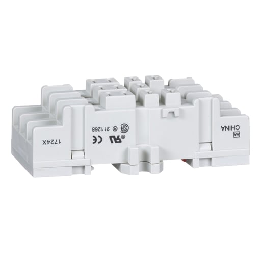 Square-D / Schneider - Square D 8501NR82 300 VAC 15 Amp Din Rail/Direct Panel Mount Double Tier Relay Socket