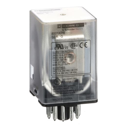 Square-D / Schneider - SQD 8501KPR13V24 Plug in relay, Typ