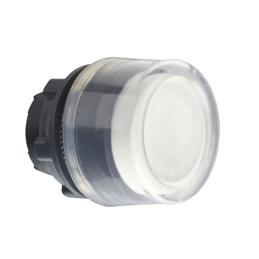 Square-D / Schneider - Square D ZB5AP1 22 mm White Round Booted Extended Momentary Non-Illuminated Push Button Operator