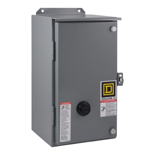 Square-D / Schneider - Square D 8536SDA1V03 220/240 VAC 45 Amp 25 Hp 3-Pole NEMA 3R/12 Full Voltage Non-Reversing Magnetic Starter