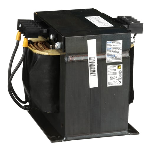 Square-D / Schneider - Square D 9070T2000D5 2000 VA 600 VAC Primary 120 VAC Secondary 1-Phase Control Transformer