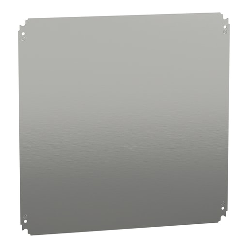 Square-D / Schneider - Square D NSYMM66 21.7 Inch x 21.7 Inch Plain Galvanized Steel Mounting Plate