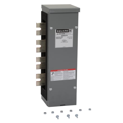Square-D / Schneider - Square D EZM3EXT6 6 Inch 1200 Amp 3-Phase Meter Center Bus Extension