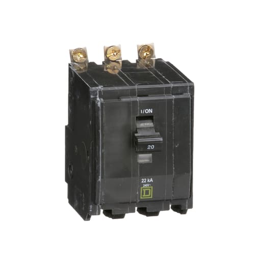 Square-D / Schneider - Square D QOB320VH Miniature Circuit Breaker 20A 240V 3Ph , Bolt-On