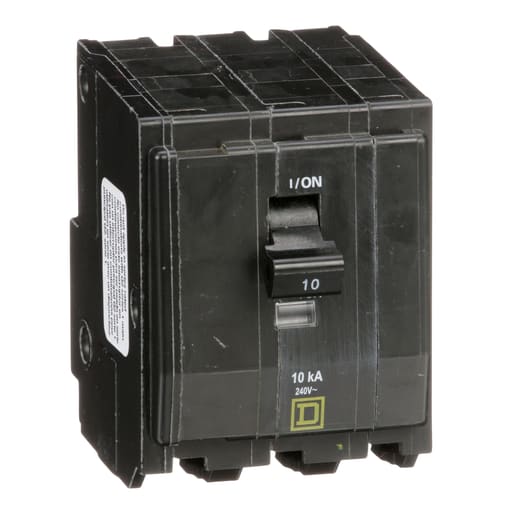 Square-D / Schneider - Square D QO310 Miniature Circuit Breaker 10A 240V 3Ph , Plug-On