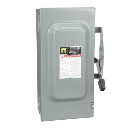 Square-D / Schneider - Square D DU323 Safety Switch Not-Fusible 100A 240V NEMA-1 3P , Single Throw