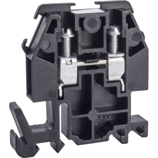 Square-D / Schneider - Square D 9080GMB6 600 Volt 30 Amp 22 to 10 AWG 35 mm Din Rail Terminal Block