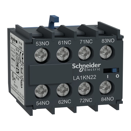 Square-D / Schneider - Square D LA1KN31 575 VAC 10 Amp 3NO 1NC Screw Clamp Terminal Auxiliary Contact Block