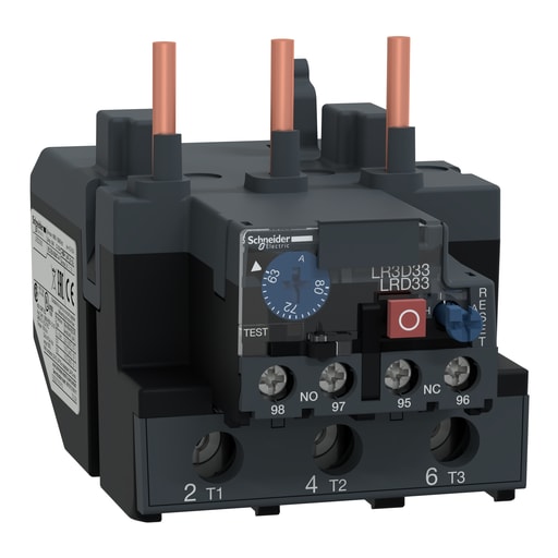 Square-D / Schneider - Square D LR3D3363 600 Volt 80 Amp 3-Pole Bi-Metallic Screw Clamp Terminal Thermal Overload Relay