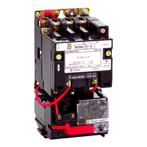 Square-D / Schneider - Square D 8536SEO1V06H30 440/480 VAC 90 Amp 50 Hp 3-Pole Open Type Full Voltage Non-Reversing Magnetic Starter