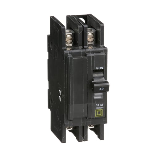 Square-D / Schneider - Square D QOU240 120/240 Volt 40 Amp Miniature Circuit Breaker