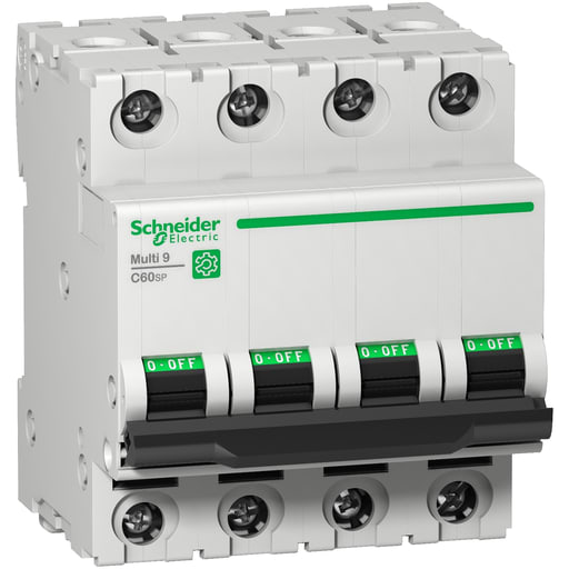 Square-D / Schneider - Square D M9F22463 Miniature Circuit, MULTI9 C60SP 4P C 63A MCB
