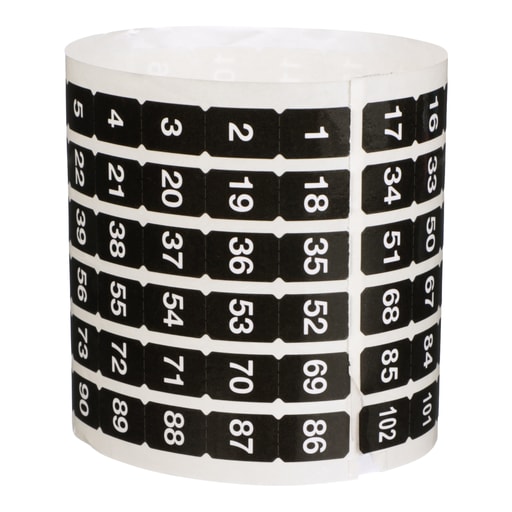 Square-D / Schneider - Square D NQ102S 1 to 102 Sequential Panelboard Circuit Number Strip