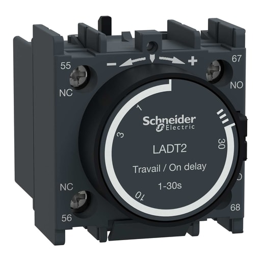 Square-D / Schneider - Square D LADT2 690 VAC 1NO 1NC 0.1 to 30 Second Pneumatic Time Delay Auxiliary Contact Block