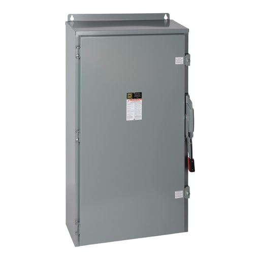 Square-D / Schneider - Square D H225NAWK 240 VAC 400 Amp 2-Pole Class R Fusible Heavy Duty Safety Switch