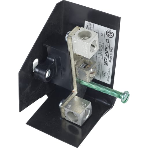 Square-D / Schneider - Square D 100SNA 60/100 Amp 14 to 1/0 AWG Copper NEMA 7/9 Circuit Breaker Insulated Groundable Neutral Assembly