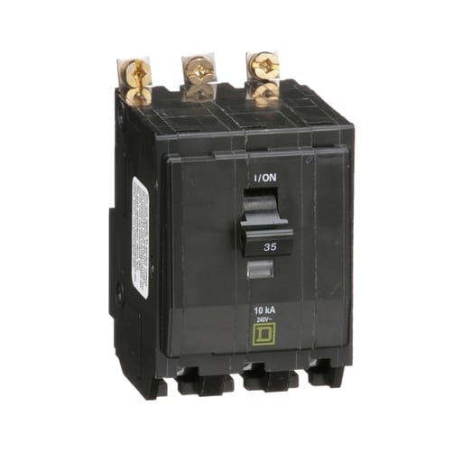 Square-D / Schneider - Square D QOB335 Miniature Circuit Breaker 35A 240V 3Ph , Bolt-On