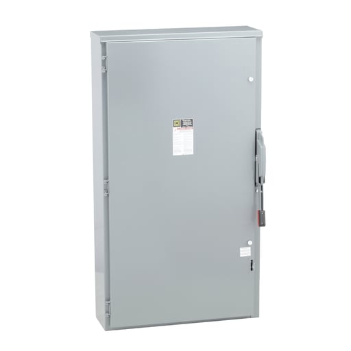 Square-D / Schneider - Square D H225NR 400 Amp 240 Volt 2-Pole NEMA 3R/Neutral Fusible Switch