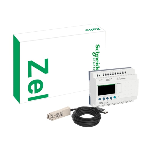 Square-D / Schneider - Square D SR3PACKBD ZELIO SR3PACK MODULAR 10 I-O 24VDC