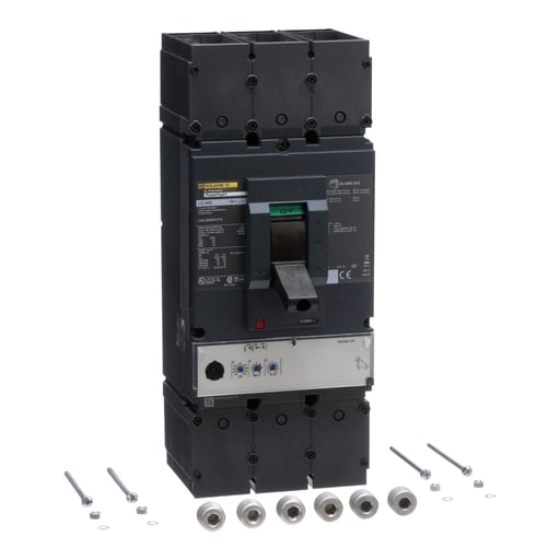 Square-D / Schneider - Square D LGL36400U31X 3-Pole 400 Amp 600 Volt Electronic Trip Molded Case Circuit Breaker
