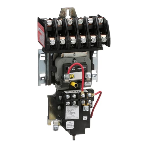 Square-D / Schneider - Square D 8903LXO60V04 277 VAC 30 Amp 6-Pole 6NO Open Type Mechanically Held Lighting Contactor