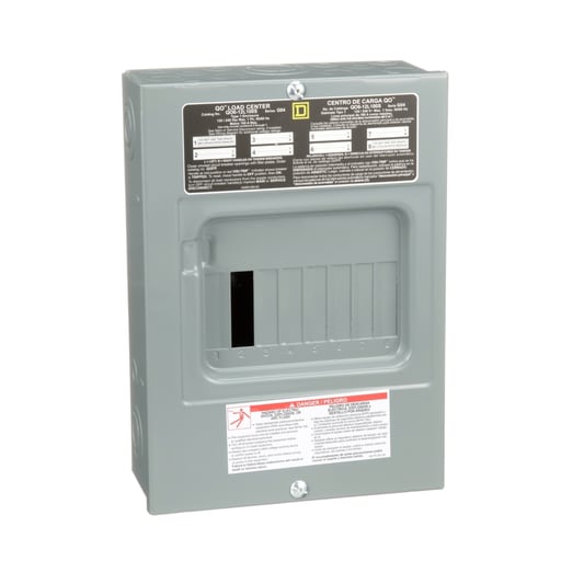 Square-D / Schneider - Square D QO612L100S Load Center MLO 100A 120/240V 1Ph 6SP NEMA-1