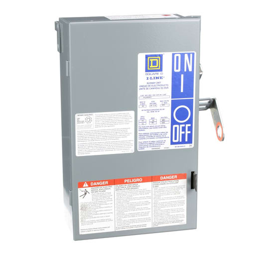Square-D / Schneider - Square D PQ3606G 600 VAC 60 Amp 3-Pole Fusible Plug-In Unit