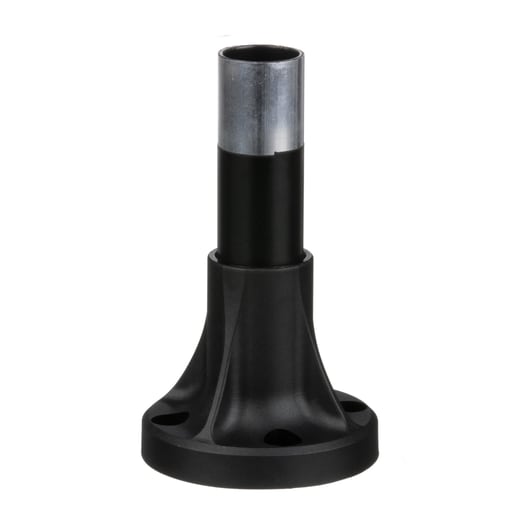 Square-D / Schneider - Square D XVBZ02 4.72 Inch x 120 mm Black Aluminum Tower Light Tube with Integral Plastic Mounting Base