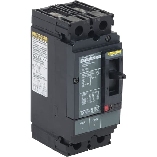 Square-D / Schneider - SQD HDL26100C MOLDED CASE CIRCUIT BREAKER 600V 100A