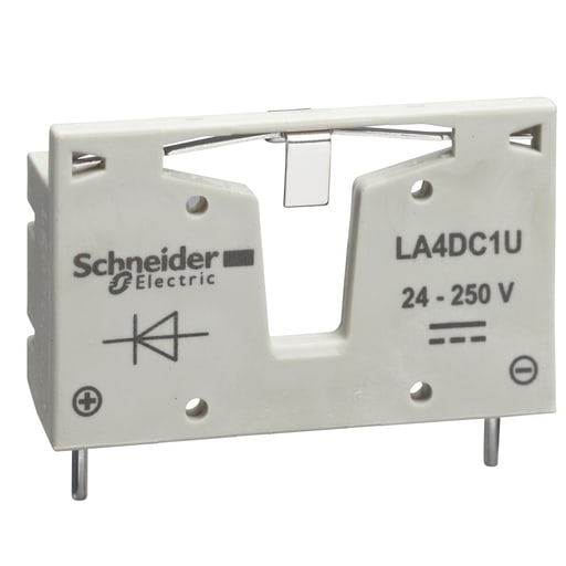 Square-D / Schneider - Square D LA4DC1U 24 to 250 VDC Diode Type Coil Suppressor Module