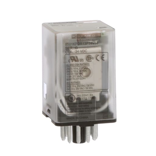 Square-D / Schneider - SQD 8501KPDR13P14V53 RELAY 3CO CYL
