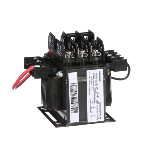 Square-D / Schneider - Square D 9070TF250D1 250 VA 240 x 480 VAC Primary 120 VAC Secondary 1-Phase Control Transformer