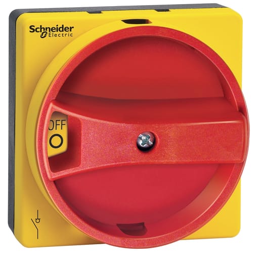 Square-D / Schneider - Square D VLSH1S5R DISCONNECT SWITCH, RECESSED RED HANDLE SCREW FIXING